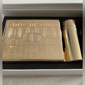 Dior Rouge Minaudiere Gold Clutch